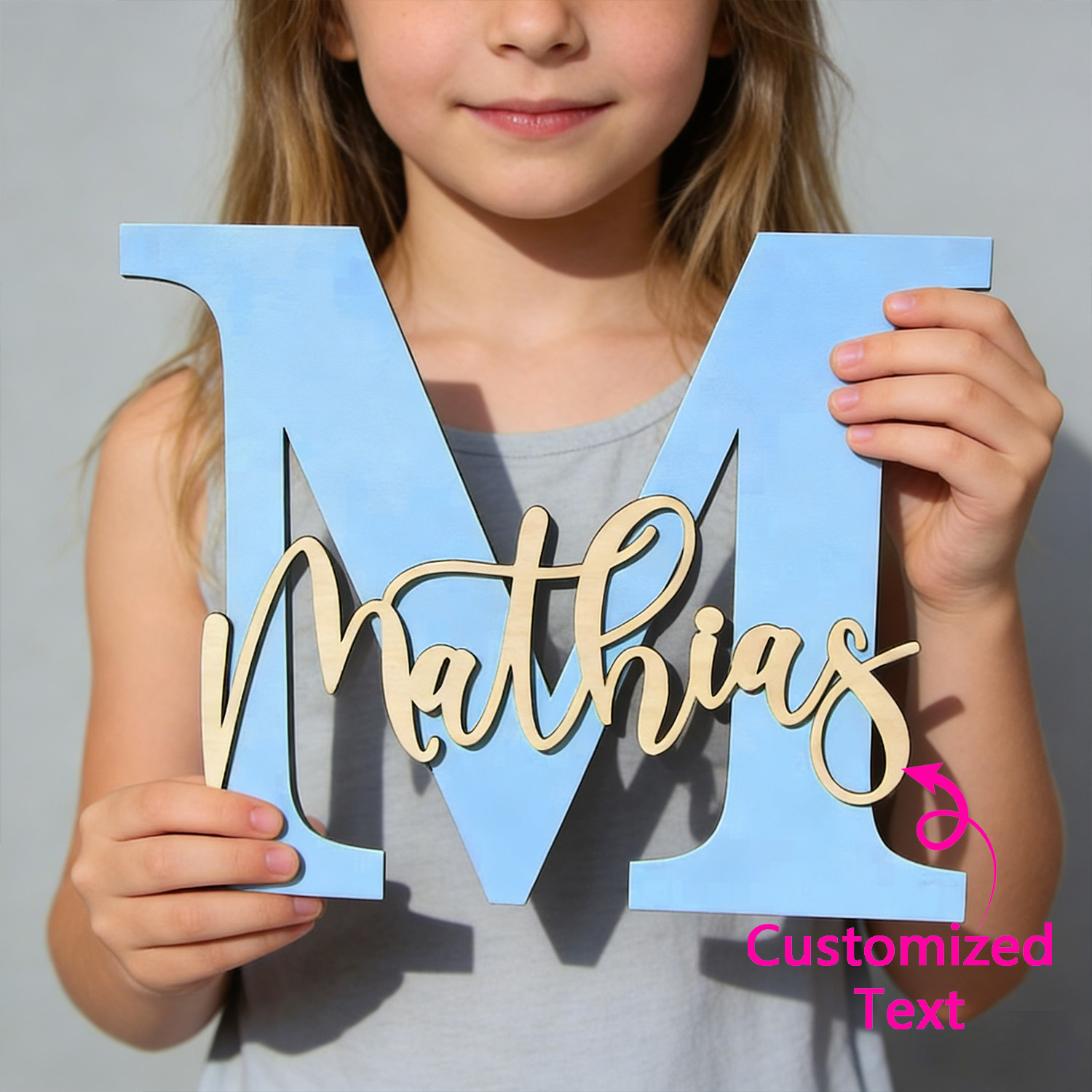 Wedding Souvenir - قطعة واحدة من لافتة الاسم العائلية