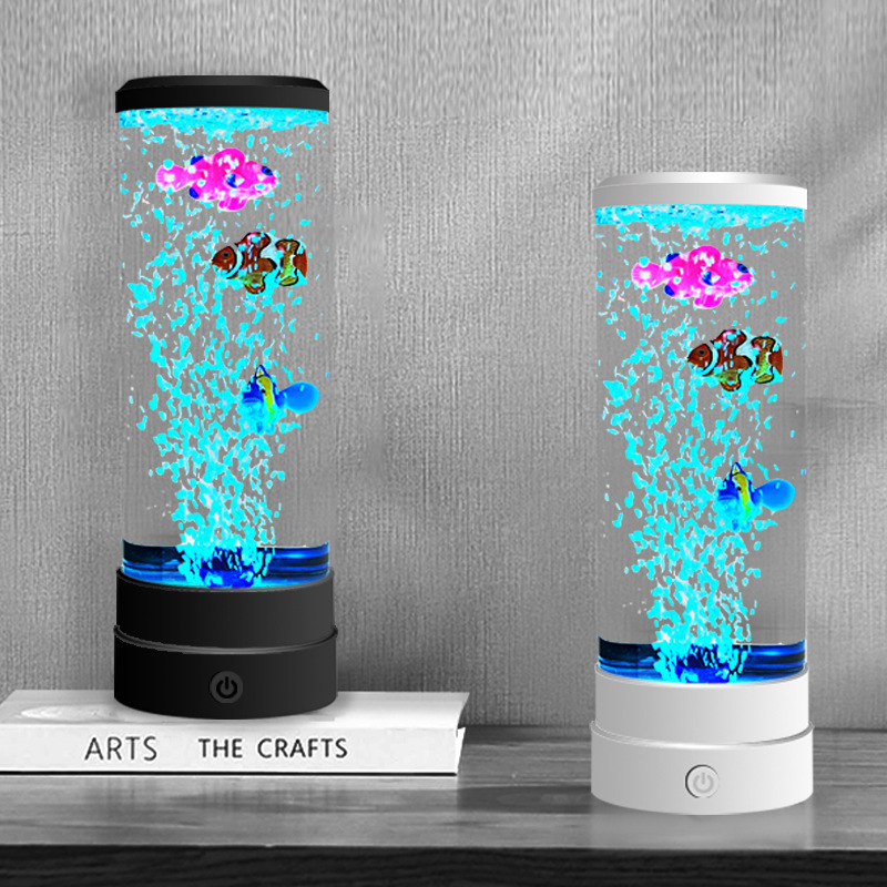 Wedding Led - سمكة فقاعية LED متعددة الألوان محاكية
