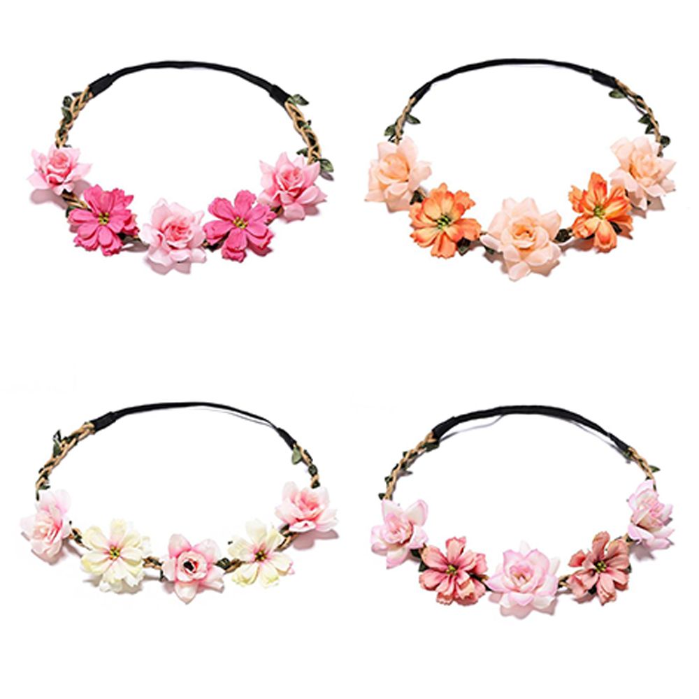 Wedding Arch Flower - إكليل زهور جديد للفتيات، عصابة رأس