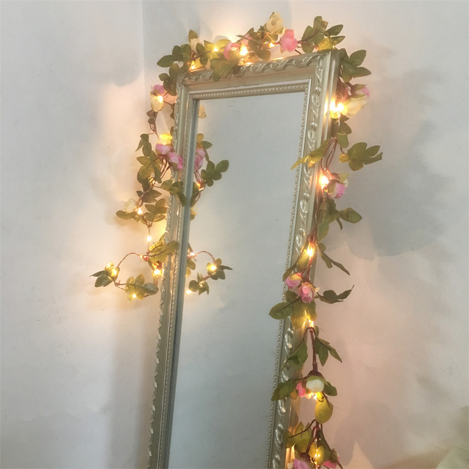 Wedding Arch Flower - DACHAN اليدوية 2.2 متر 25 المصابيح