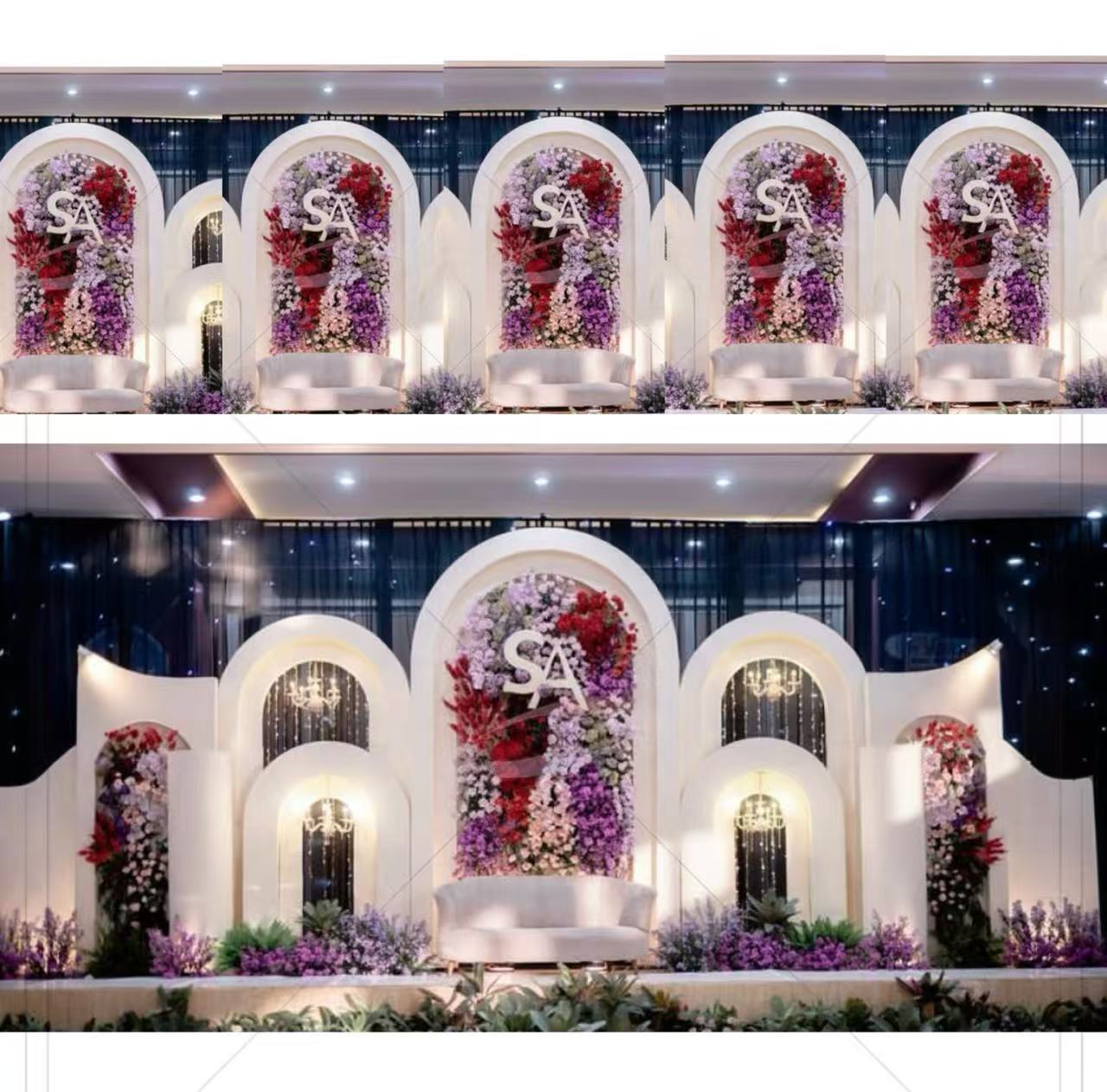 Wedding Party Supply Rentals - لوازم تزيين حفلات الزفاف، حامل خلفية