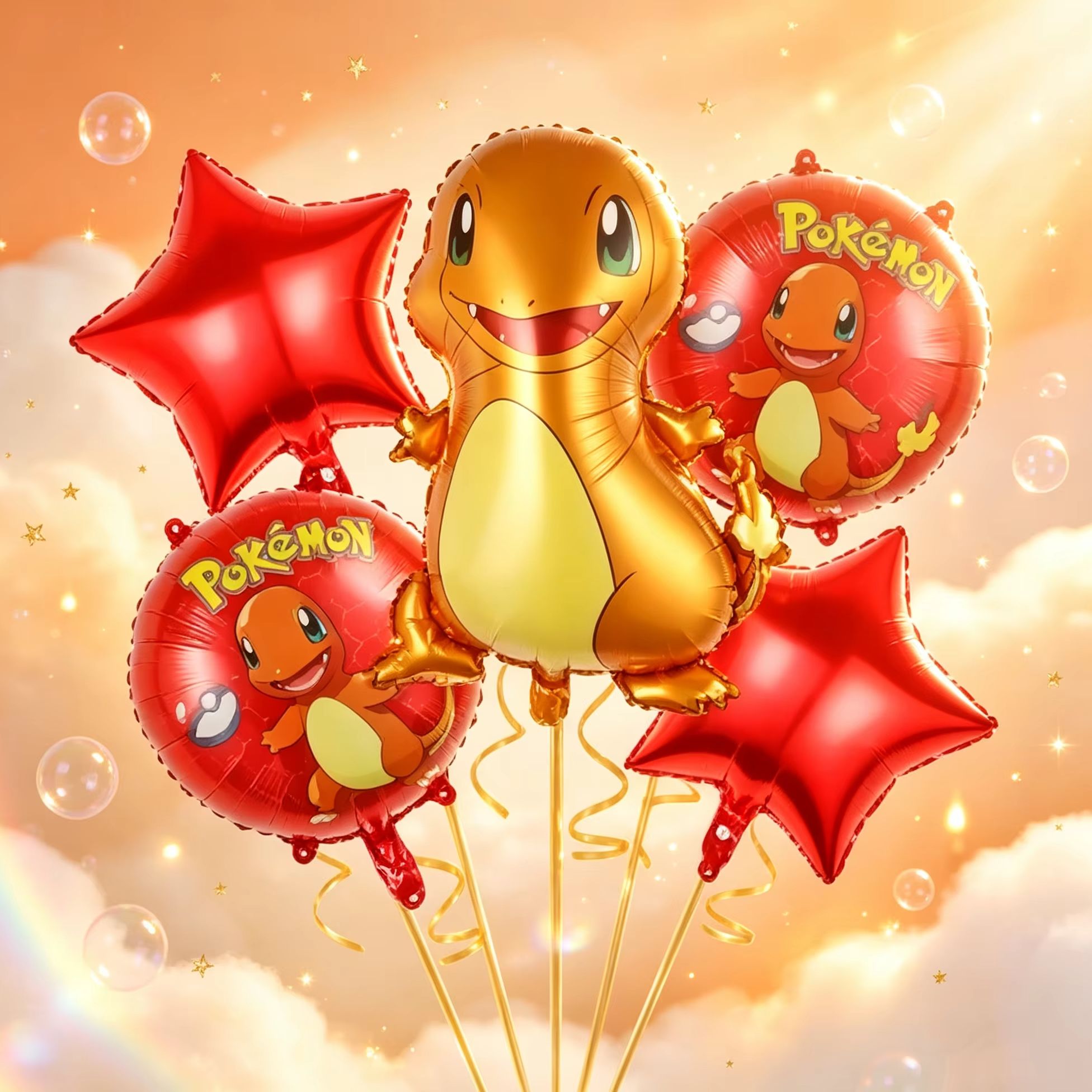 Confetti Balloon Set - مجموعة بالونات من الفويل 5/11 قطعة