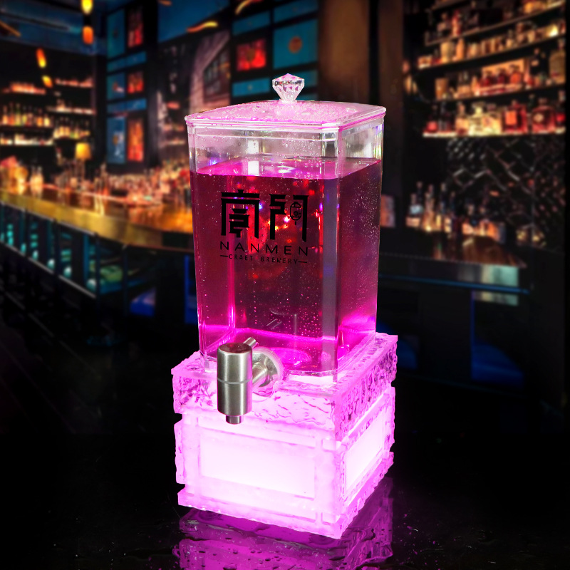 Wedding Alcohol Supply - برميل البيرة LED مع الصنبور 2L