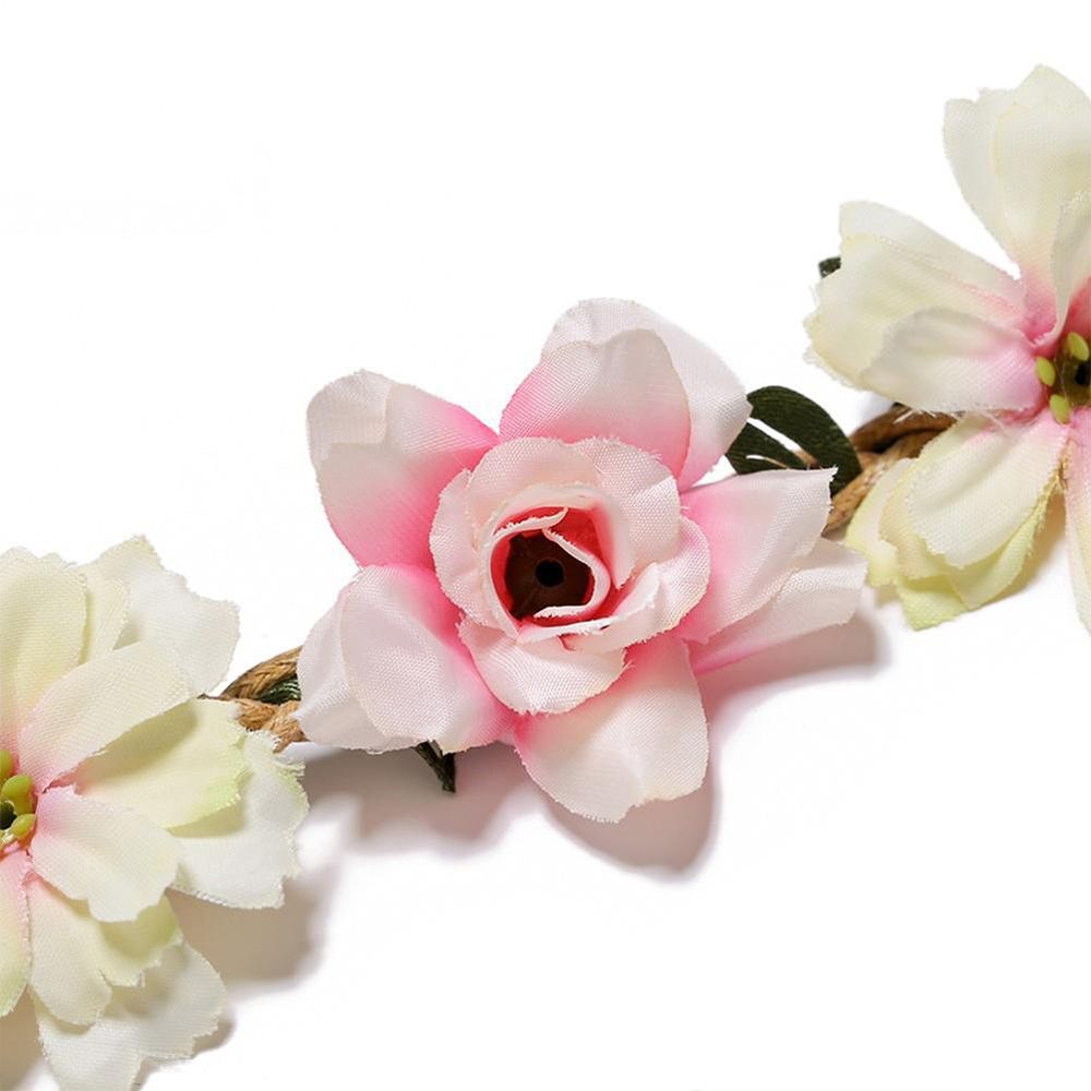 إكليل زهور جديد للفتيات، عصابة - مراجعة Wedding Arch Flower وسعره