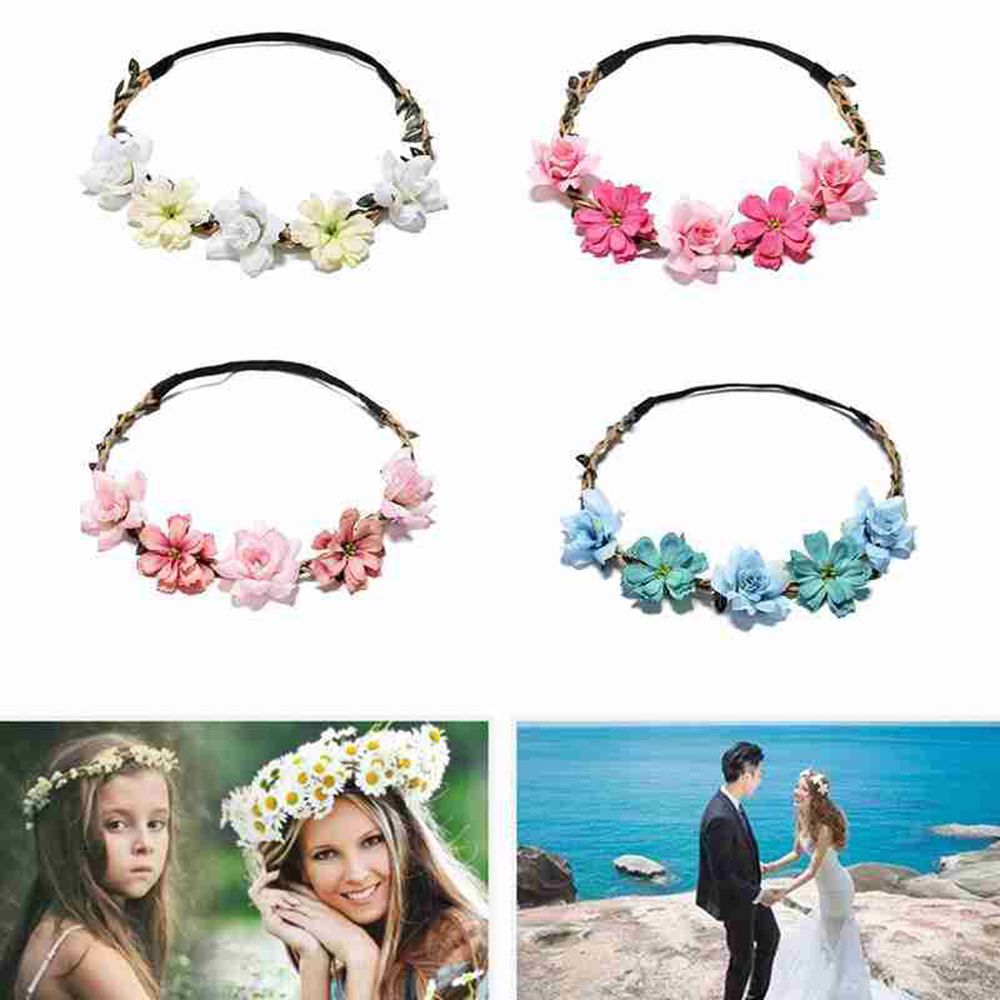 إكليل زهور جديد للفتيات، عصابة - مراجعة Wedding Arch Flower وسعره