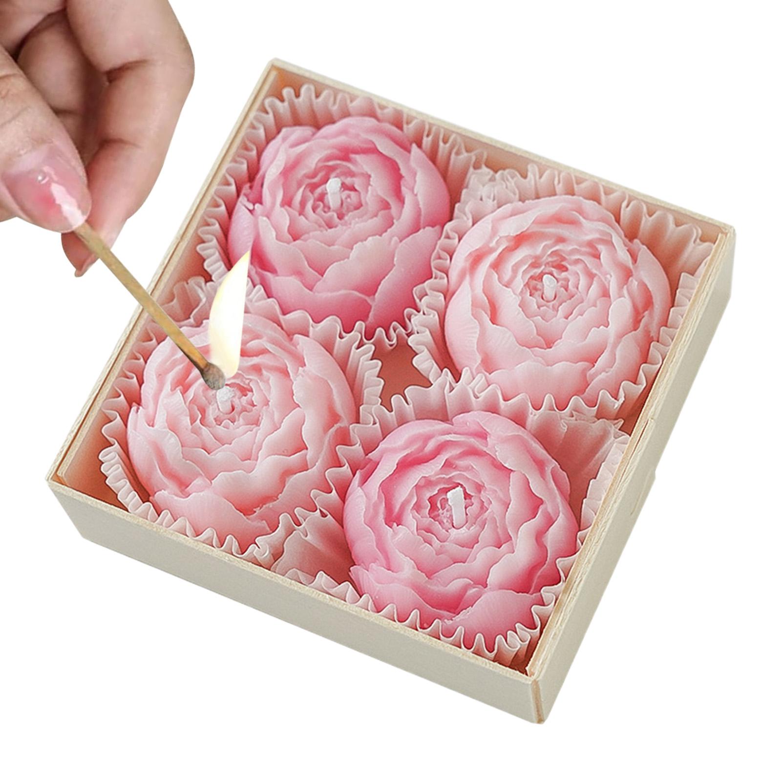شموع شمع الصويا على شكل زهور إ - مراجعة Wedding Souvenir وسعره