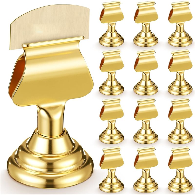 أحدث موديل: 12 قطعة من حاملات  - مراجعة Table Number Gold وسعره