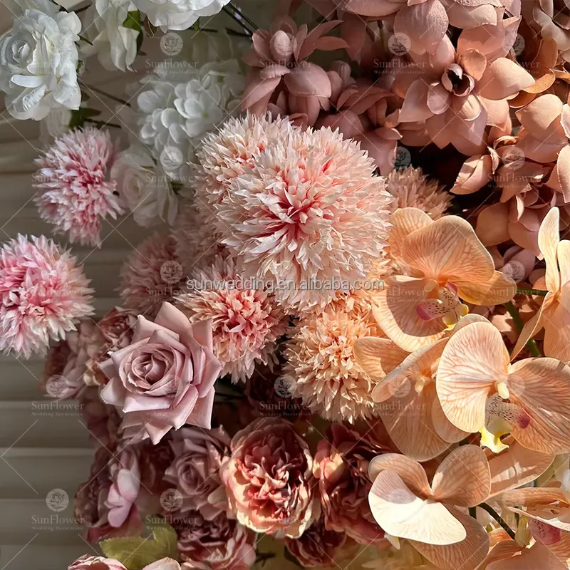 قوس زهور حريرية معلق بإطار معد - مراجعة Wedding Arch Flower وسعره