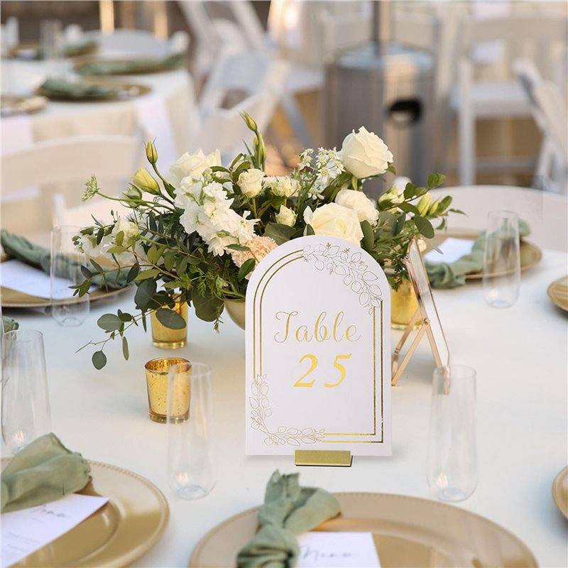 حاملات أرقام الطاولات الذهبية، - مراجعة Table Number Gold وسعره