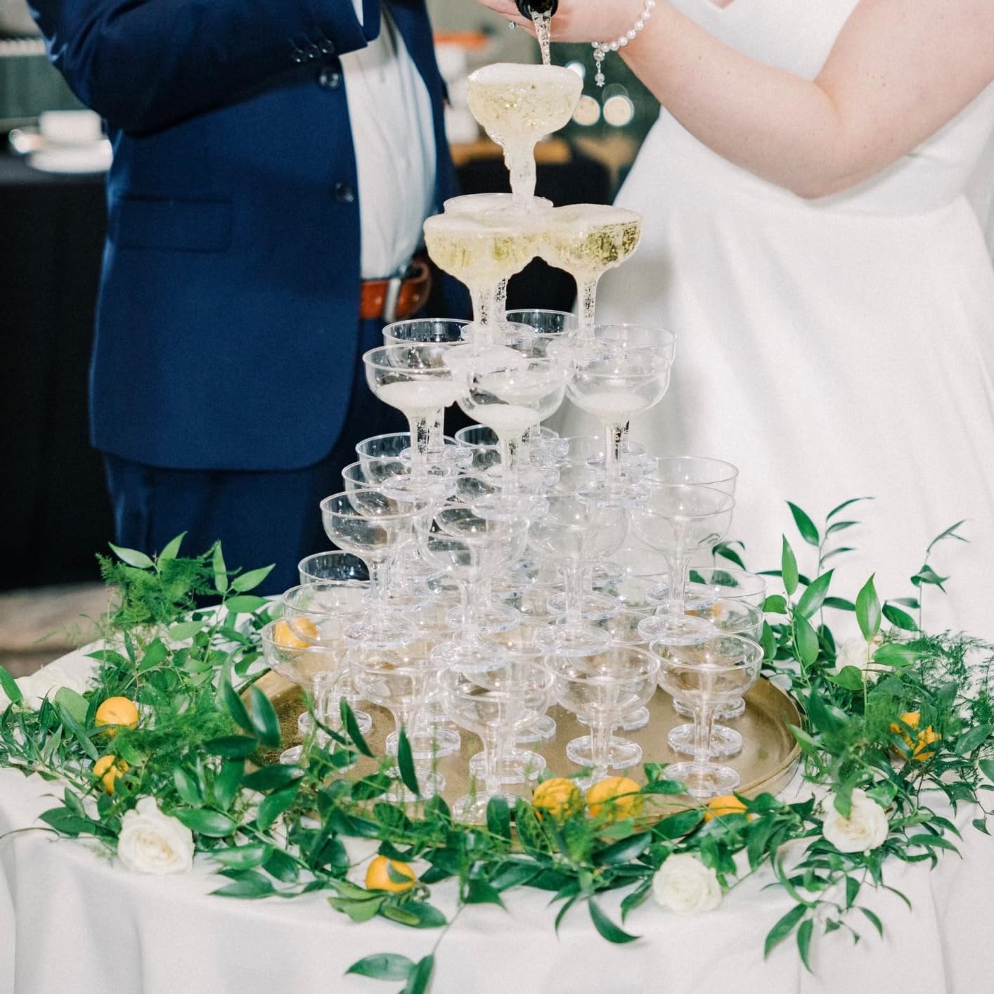20/40/60 قطعة من كؤوس الشمباني - مراجعة Champagne Tower Set وسعره