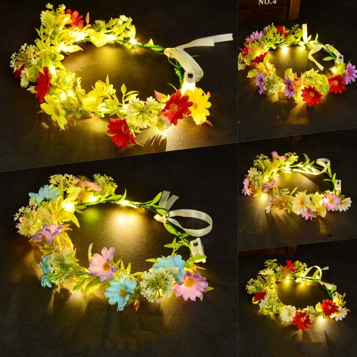 إكليل زهور مضيء بإضاءة LED، عص - مراجعة Wedding Arch Flower وسعره