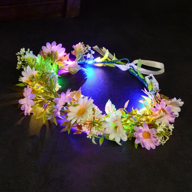 إكليل زهور مضيء بإضاءة LED، عص - مراجعة Wedding Arch Flower وسعره
