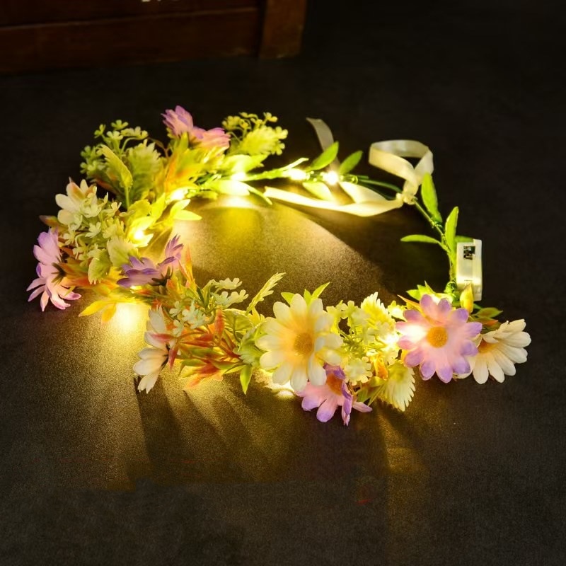 إكليل زهور مضيء بإضاءة LED، عص - مراجعة Wedding Arch Flower وسعره