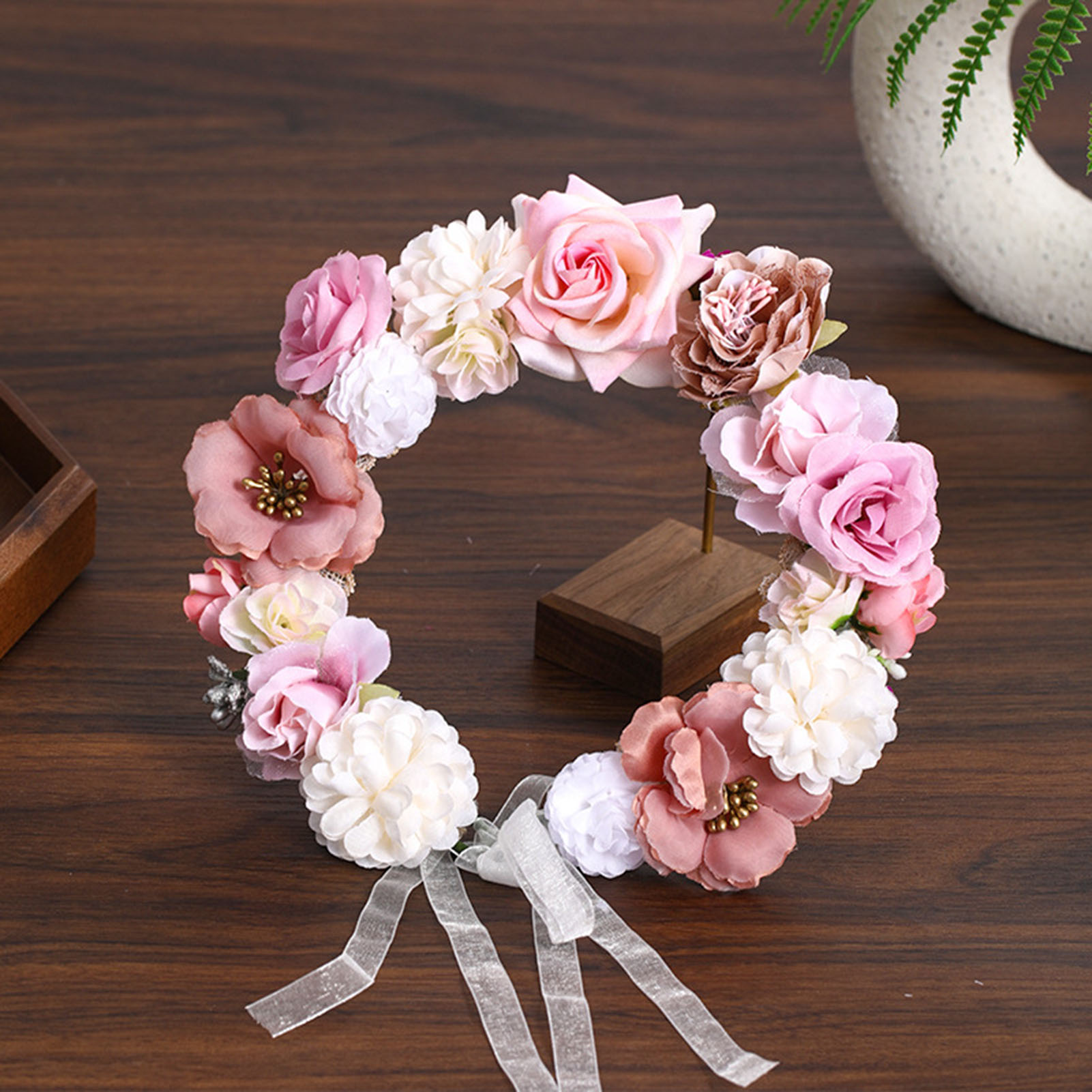 إكليل زهور للعروس، إكليل زهور  - مراجعة Wedding Arch Flower وسعره