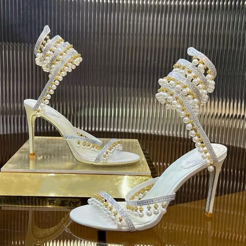 صنادل نسائية فاخرة مزينة بالأح - مراجعة Wedding Fx وسعره