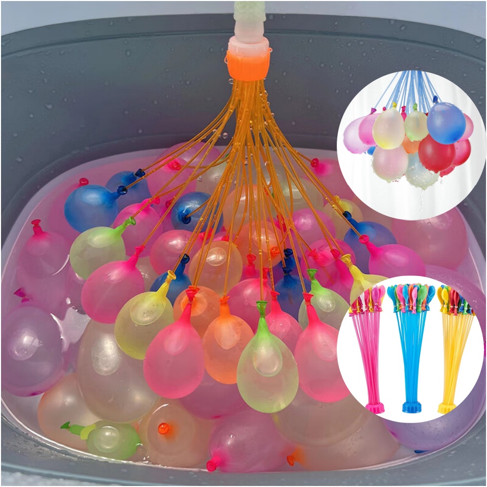 بالونات ماء سريعة التعبئة ذاتي - مراجعة Confetti Balloon Set وسعره
