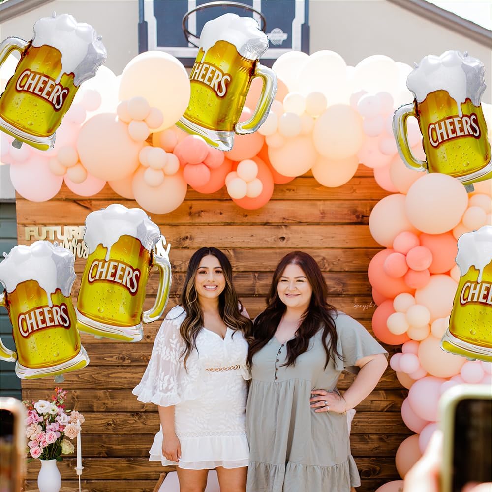 6 قطع من بالونات كوب البيرة ال - مراجعة Wedding Alcohol Supply وسعره