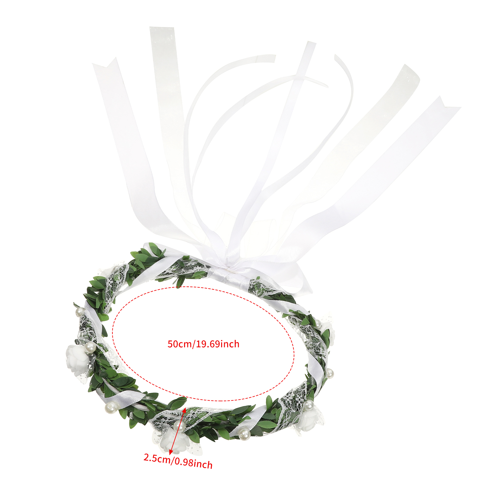 إكليل زهور للفتيات من AWAYTR،  - مراجعة Wedding Arch Flower وسعره