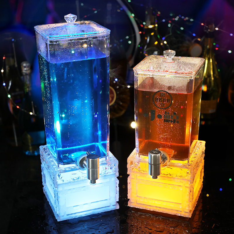 برميل البيرة LED مع الصنبور 2L - مراجعة Wedding Alcohol Supply وسعره