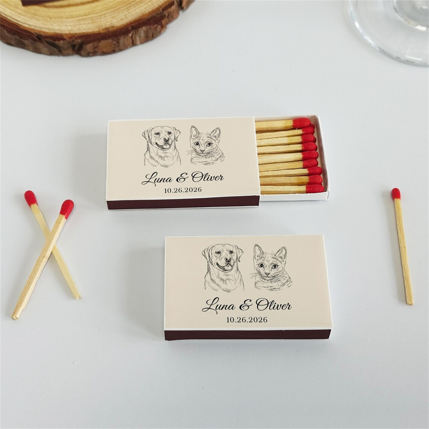 علب كبريت مخصصة بتصميم الجولف  - مراجعة Wedding Supply Bulk وسعره
