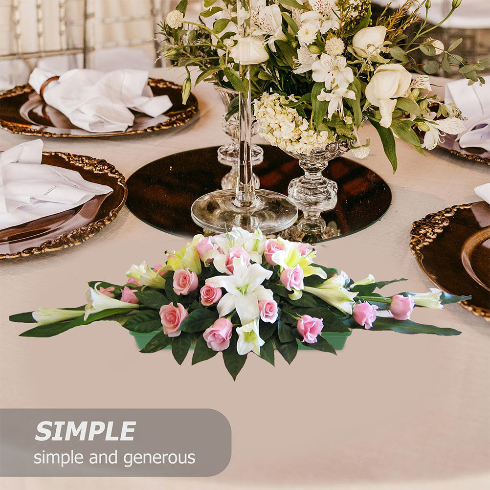 4 قطع من صواني ترتيب الزهور، إ - مراجعة Wedding Arch Flower وسعره