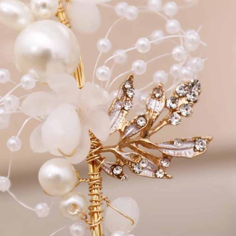 إكسسوارات شعر على شكل تاج أمير - مراجعة Wedding Arch Flower وسعره